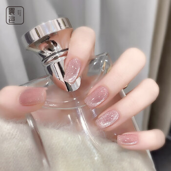 晨色手工穿戴甲美甲贴片指甲贴成人甲片短款假指甲(玻璃珠猫眼X 晨色手工穿戴甲美甲贴片指甲贴成人甲片短款假指甲(玻璃珠猫眼X